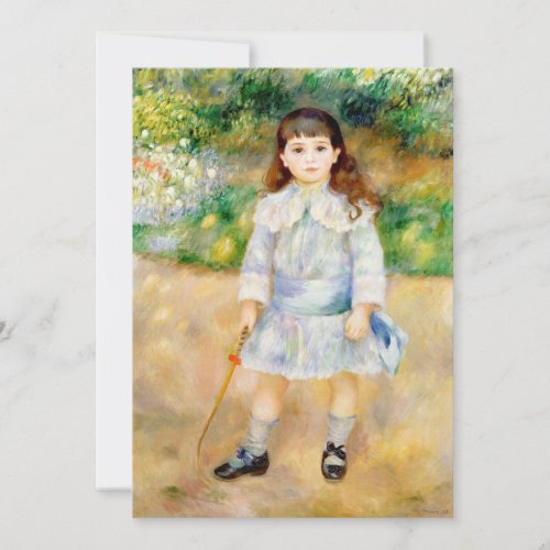 Pierre_Auguste Renoir _ Child with a whip Thank You Card