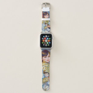 Pierre-Auguste Renoir - Child with Cat Apple Watch Band