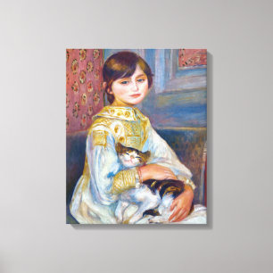 Pierre-Auguste Renoir - Child with Cat Canvas Print