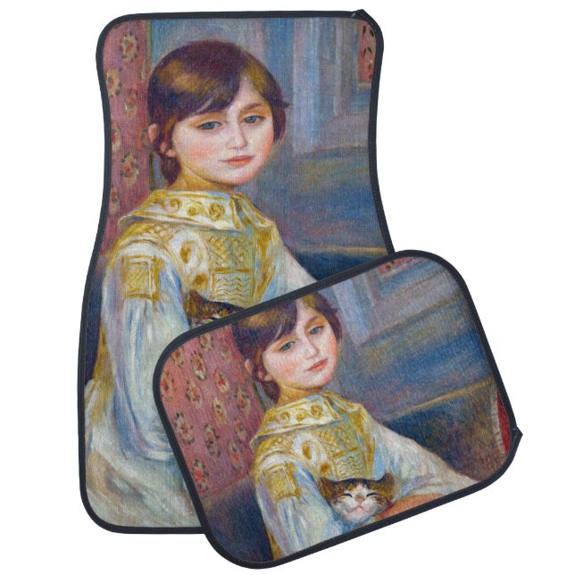 Pierre-Auguste Renoir - Child with Cat Car Floor Mat (Set)