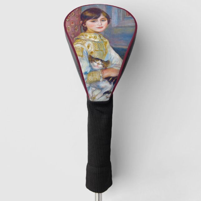 Pierre-Auguste Renoir - Child with Cat Golf Head Cover (Front)