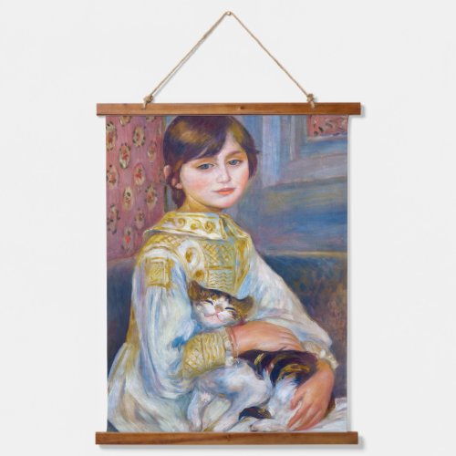 Pierre_Auguste Renoir _ Child with Cat Hanging Tapestry