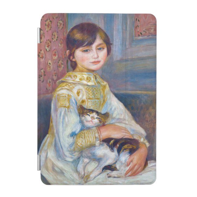 Pierre-Auguste Renoir - Child with Cat iPad Mini Cover (Front)