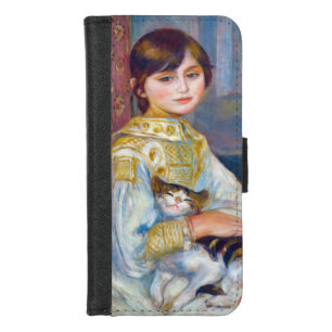 Pierre-Auguste Renoir - Child with Cat iPhone 8/7 Wallet Case