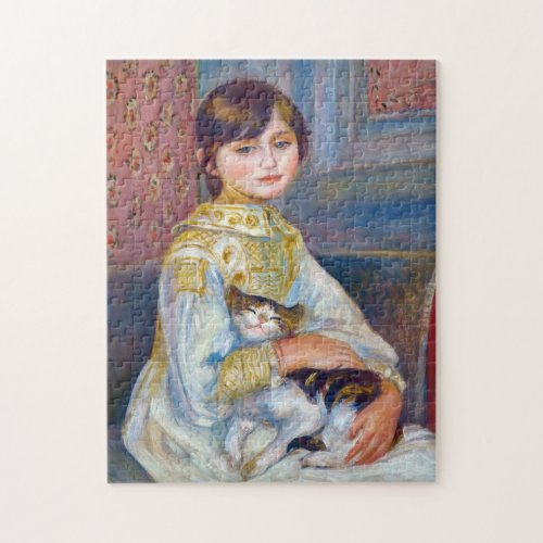 Pierre_Auguste Renoir _ Child with Cat Jigsaw Puzzle