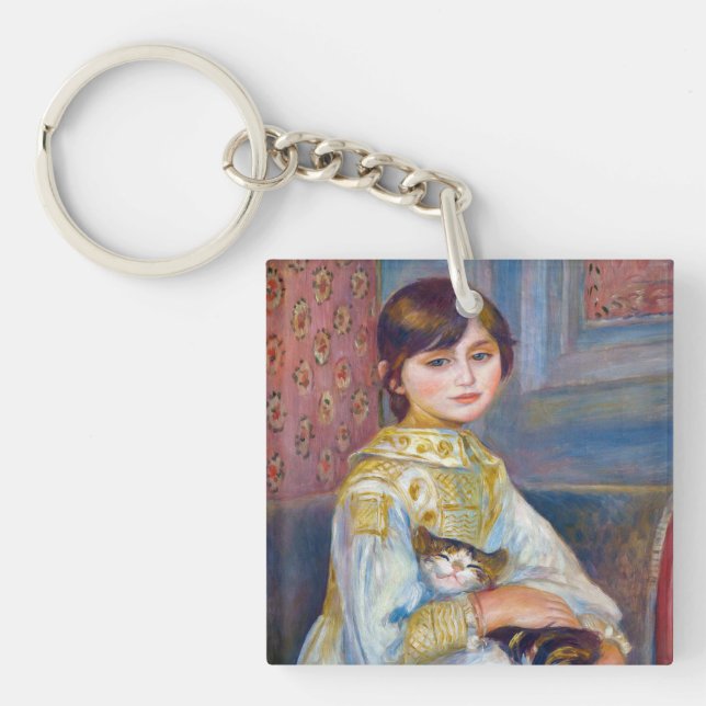 Pierre-Auguste Renoir - Child with Cat Keychain (Front)
