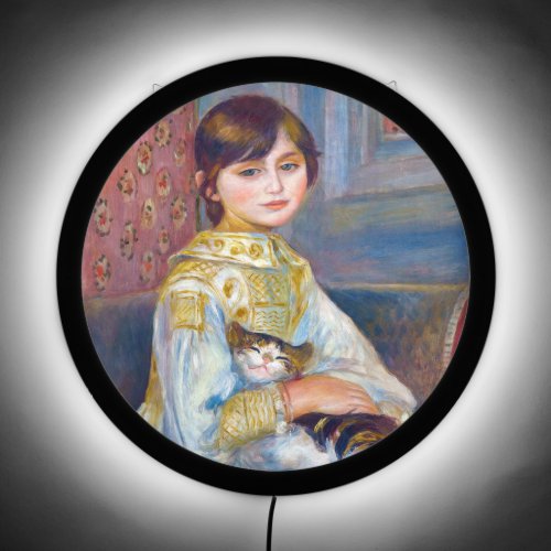 Pierre_Auguste Renoir _ Child with Cat LED Sign