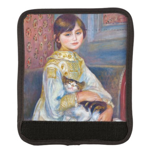 Pierre_Auguste Renoir _ Child with Cat Luggage Handle Wrap