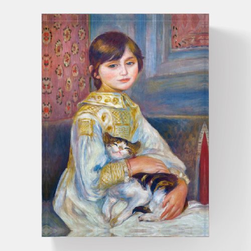 Pierre_Auguste Renoir _ Child with Cat Paperweight