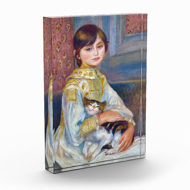 Pierre-Auguste Renoir - Child with Cat Photo Block (Left)
