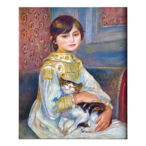 Pierre_Auguste Renoir _ Child with Cat Photo Print