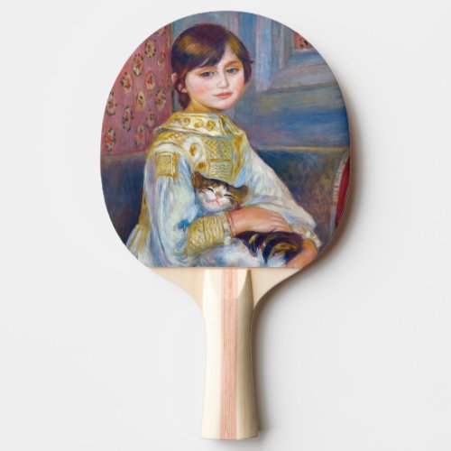 Pierre_Auguste Renoir _ Child with Cat Ping Pong Paddle