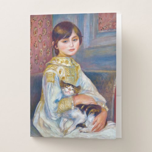 Pierre_Auguste Renoir _ Child with Cat Pocket Folder