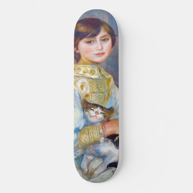 Pierre-Auguste Renoir - Child with Cat Skateboard (Front)