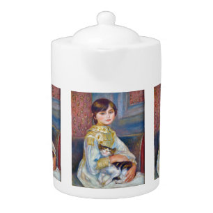 Pierre-Auguste Renoir - Child with Cat Teapot