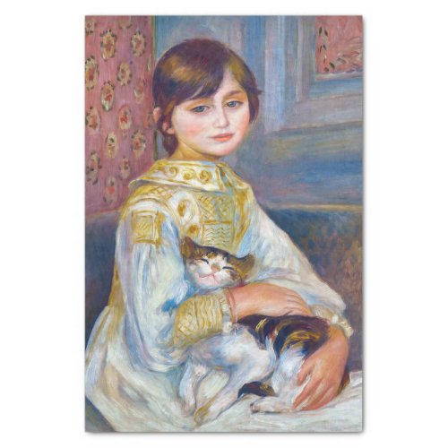 Pierre_Auguste Renoir _ Child with Cat Tissue Paper