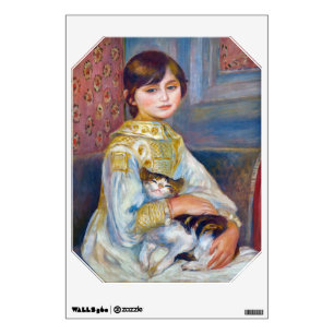 Pierre-Auguste Renoir - Child with Cat Wall Decal