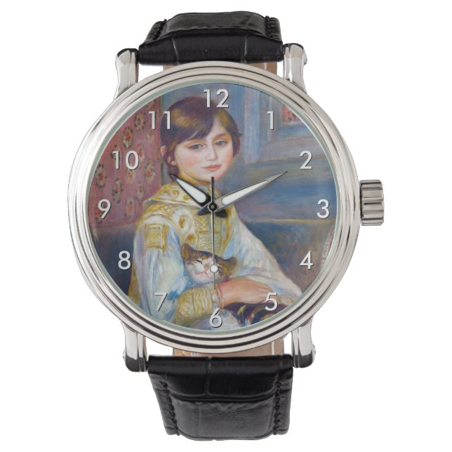 Pierre-Auguste Renoir - Child with Cat Watch (Front)