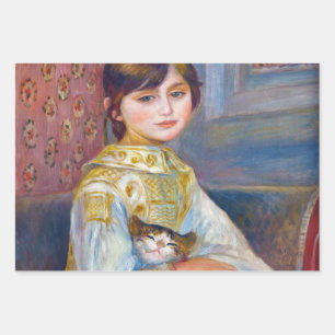 Pierre-Auguste Renoir - Child with Cat Wrapping Paper Sheets