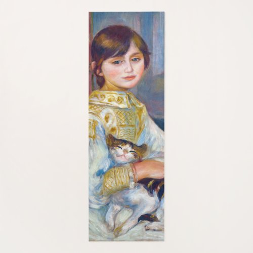 Pierre_Auguste Renoir _ Child with Cat Yoga Mat