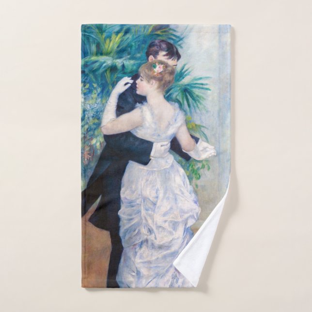 Pierre-Auguste Renoir - City Dance Bath Towel Set (Hand Towel)