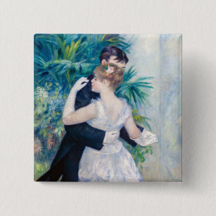 Pierre-Auguste Renoir - City Dance Button