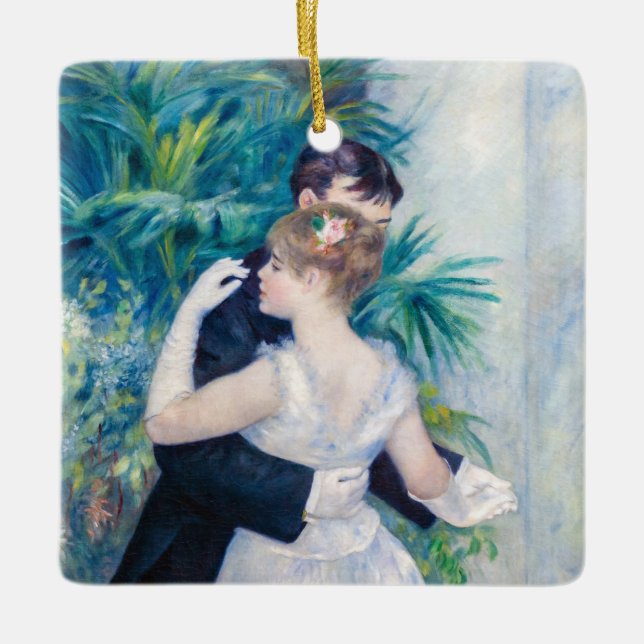 Pierre-Auguste Renoir - City Dance Ceramic Ornament (Front)