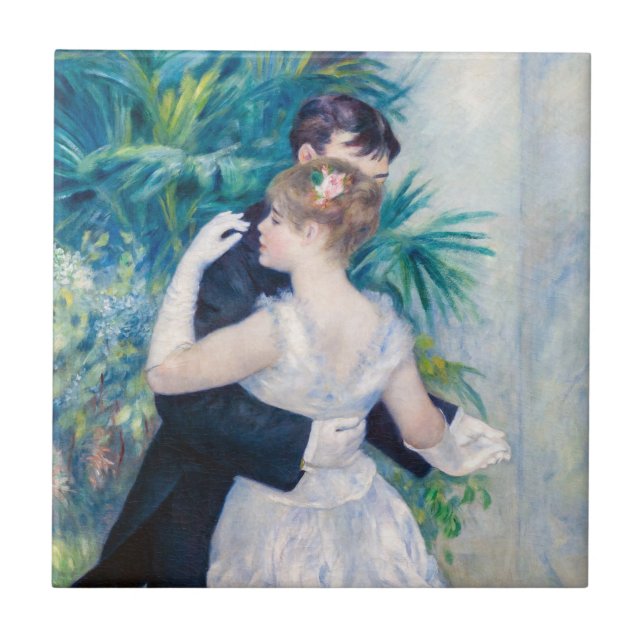 Pierre-Auguste Renoir - City Dance Ceramic Tile (Front)