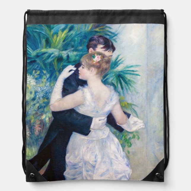Pierre-Auguste Renoir - City Dance Drawstring Bag (Front)