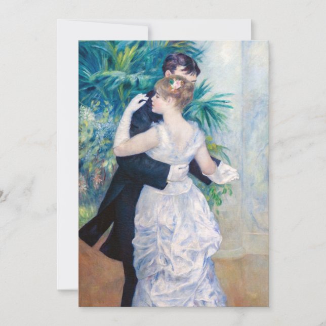 Pierre-Auguste Renoir - City Dance Invitation (Front)