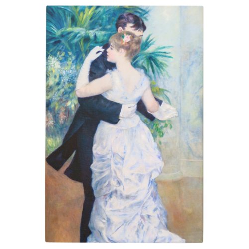 Pierre_Auguste Renoir _ City Dance Metal Print