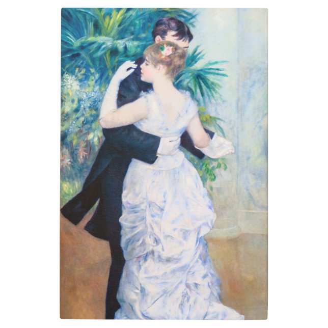 Pierre-Auguste Renoir - City Dance Metal Print (Front)