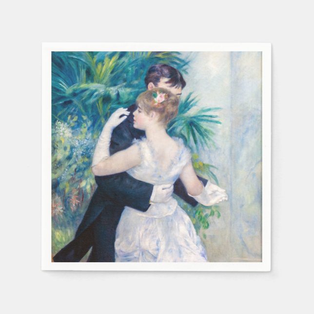 Pierre-Auguste Renoir - City Dance Napkins (Front)