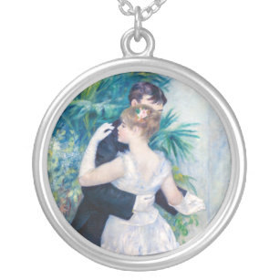 Pierre-Auguste Renoir - City Dance Silver Plated Necklace