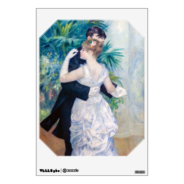 Pierre-Auguste Renoir - City Dance Wall Decal (Front)