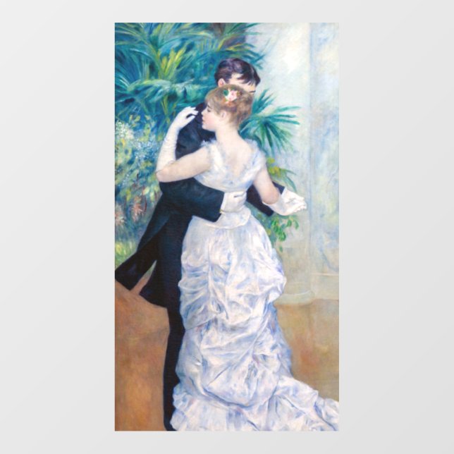 Pierre-Auguste Renoir - City Dance Window Cling (Sheet)