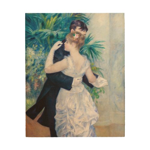 Pierre_Auguste Renoir _ City Dance Wood Wall Art