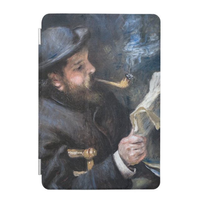 Pierre-Auguste Renoir - Claude Monet Reading iPad Mini Cover (Front)