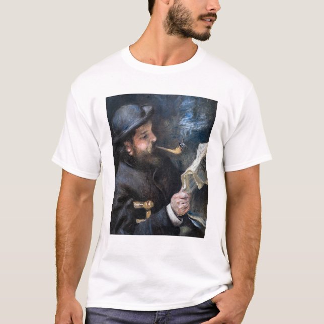 Pierre-Auguste Renoir - Claude Monet Reading T-Shirt (Front)