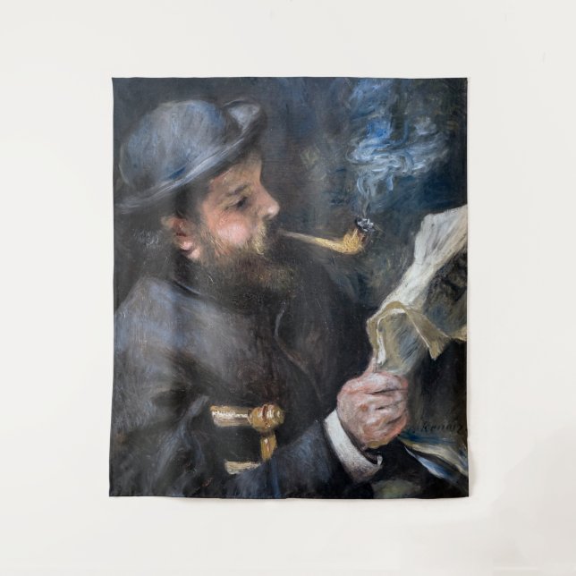 Pierre-Auguste Renoir - Claude Monet Reading Tapestry (Front)
