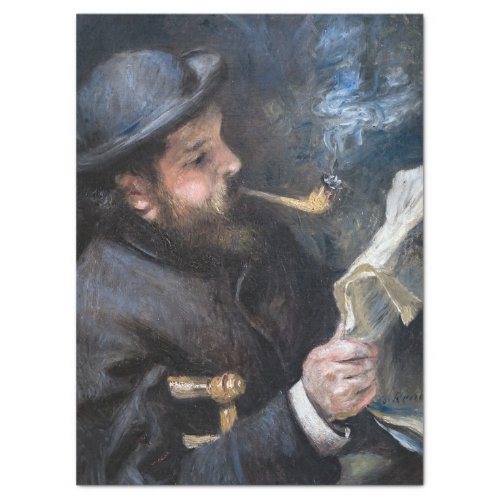 Pierre_Auguste Renoir _ Claude Monet Reading Tissue Paper