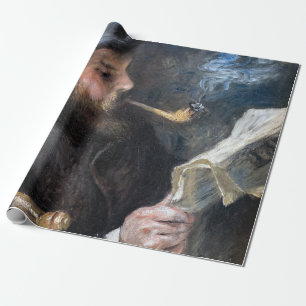 Pierre-Auguste Renoir - Claude Monet Reading Wrapping Paper