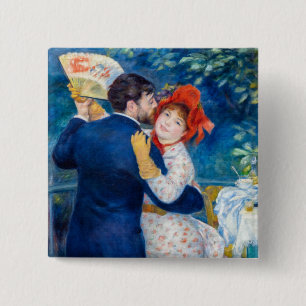 Pierre-Auguste Renoir - Country Dance Button