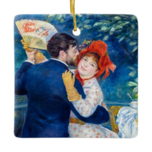Pierre-Auguste Renoir - Country Dance Ceramic Ornament