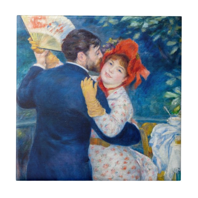 Pierre-Auguste Renoir - Country Dance Ceramic Tile (Front)
