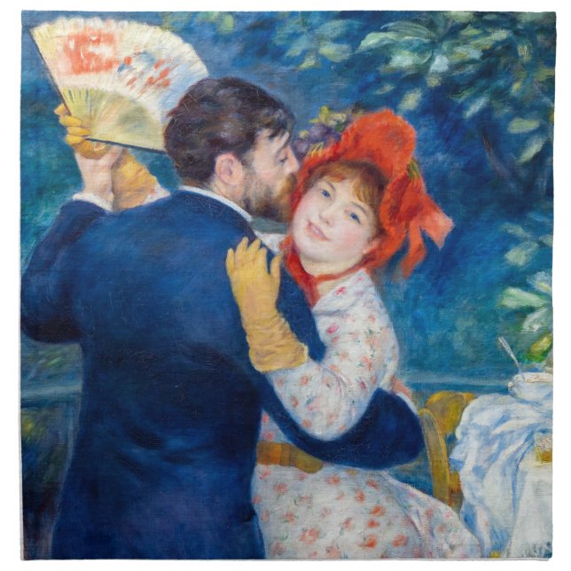 Pierre-Auguste Renoir - Country Dance Cloth Napkin (Front)