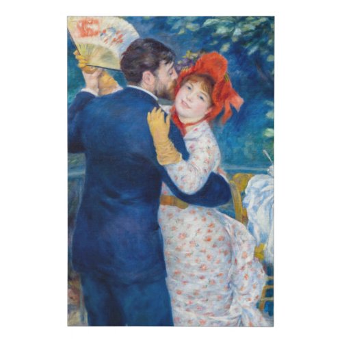 Pierre_Auguste Renoir _ Country Dance Faux Canvas Print