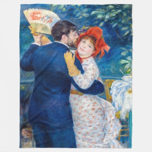 Pierre_Auguste Renoir _ Country Dance Fleece Blanket