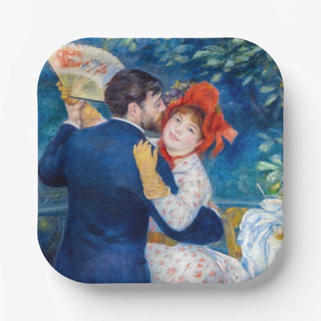 Pierre-Auguste Renoir - Country Dance Paper Plates (Front)