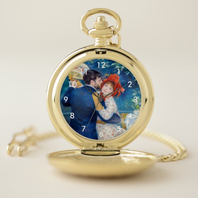 Pierre-Auguste Renoir - Country Dance Pocket Watch (Inside)